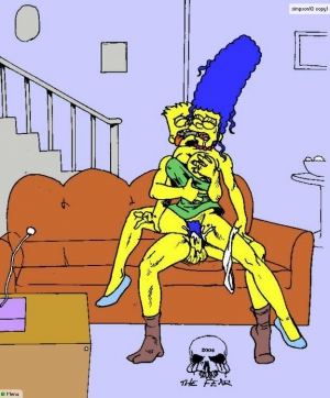 Bart and marge simpson hentai 624X754 jpeg