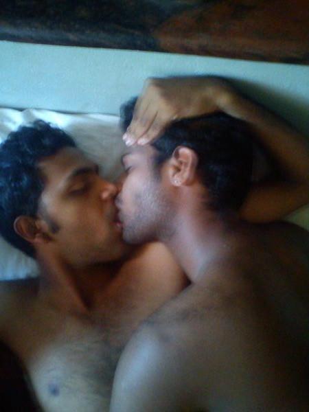 Indian gay men kissing full size