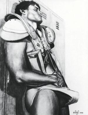 Vintage gay erotic fantasy art 538X700 jpeg
