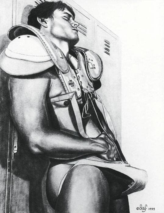 Vintage gay erotic fantasy art full size