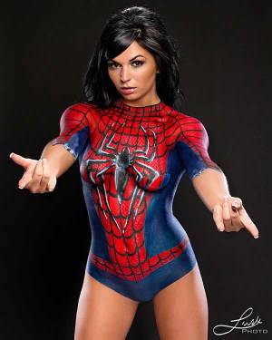 Spider body paint 600X750 jpeg