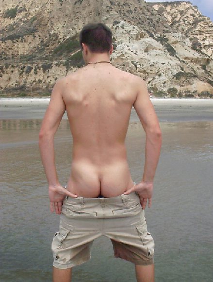 Smooth men butt crack full size