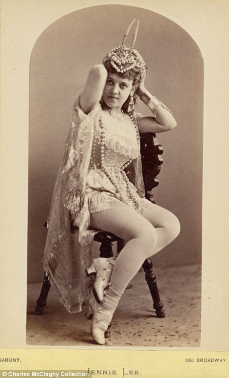 Vintage burlesque woman full size