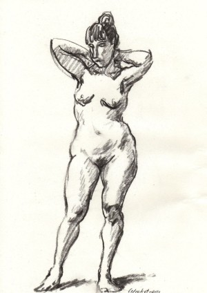 Charcoal female nude porn 960X1359 jpeg