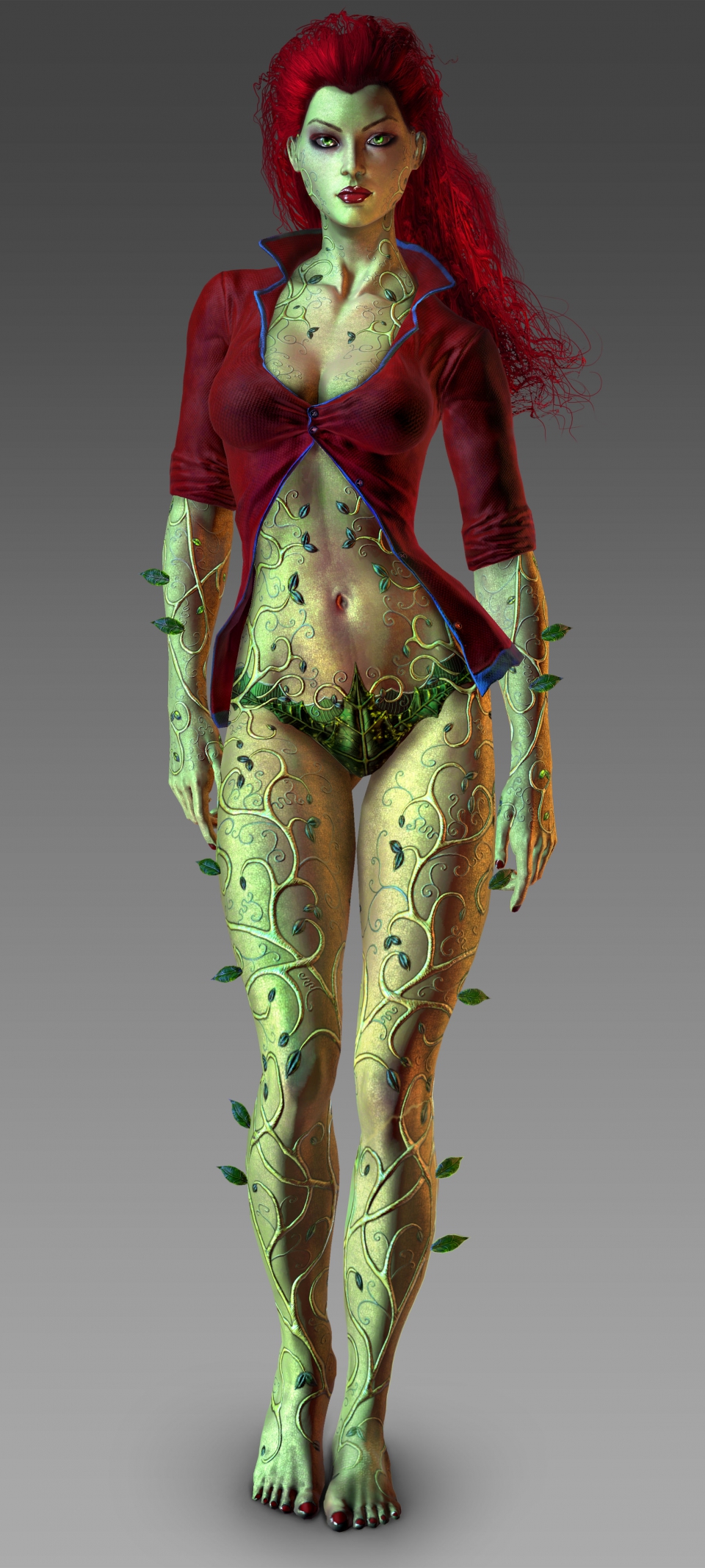 Batman arkham asylum poison ivy full size