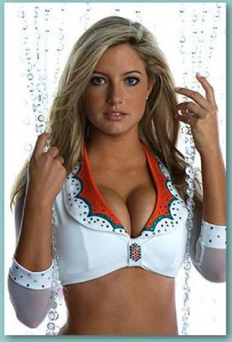 Miami dolphins cheerleader lilly full size