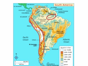 South america physical geography map 960X720 jpeg