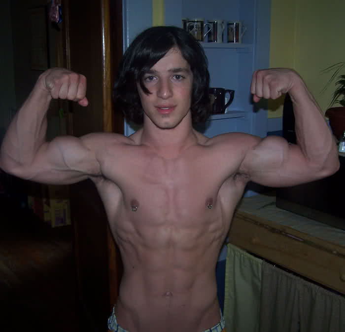Teen boy muscles full size