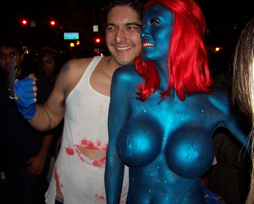 Mystique big tits cosplay full size