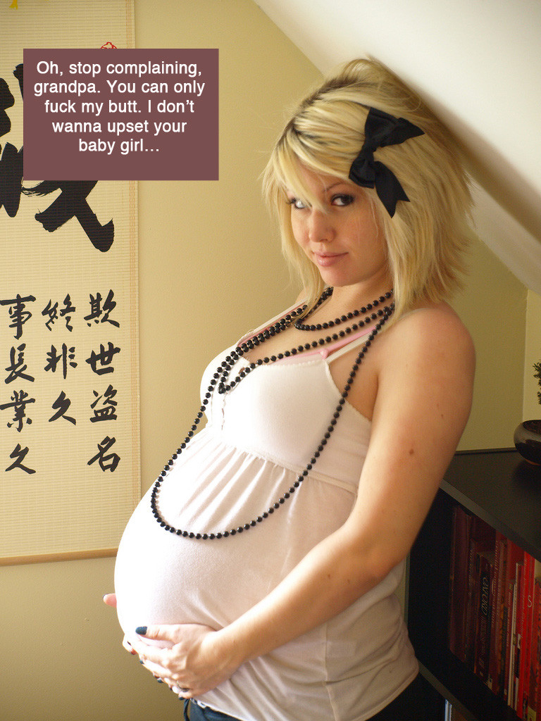 Pregnant young teen girl caption full size