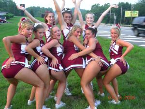 Candid high school cheerleaders upskirt 960X720 jpeg