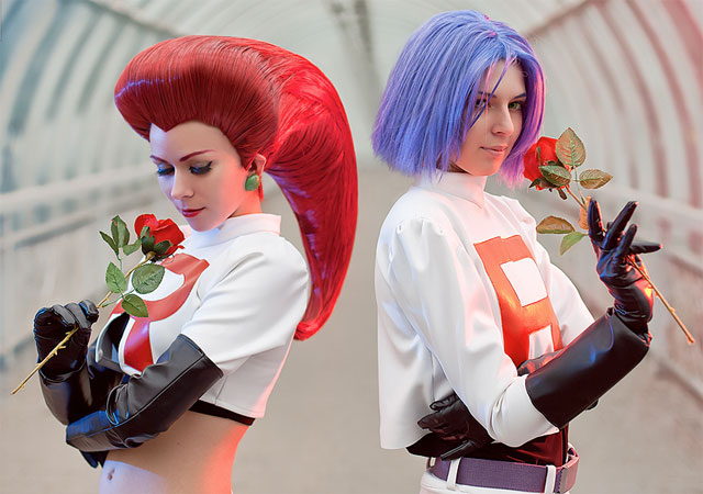 Pokemon team rocket james cosplay full size