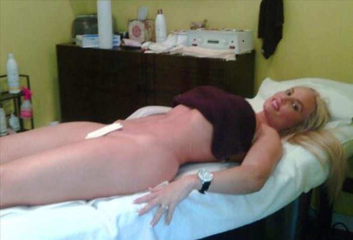 Brazilian bikini wax after full size
