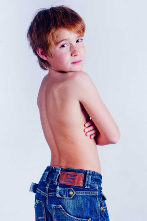 Shirtless boy wearing jeans 683X1024 jpeg