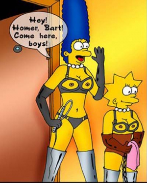 Marge and bart lisa simpson porn 400X497 jpeg