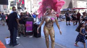 Topless women times square 960X540 jpeg
