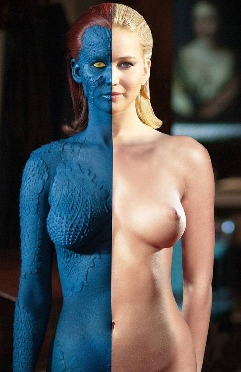 Jennifer lawrence in x men nude naked full size