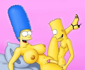 Bart and marge simpson cartoon porn 800X654 jpeg